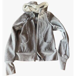 Lululemon Special Edition Hoodie Women's Small Detachable Sleeves Gray